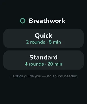 Simple Breathwork Apple Watch home screen